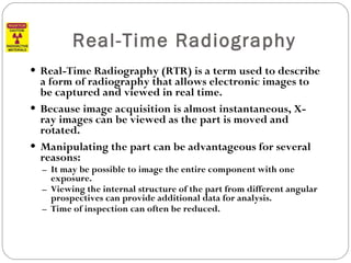 Real Radiographic Intro to radiography 1_2(NDT) | PPT