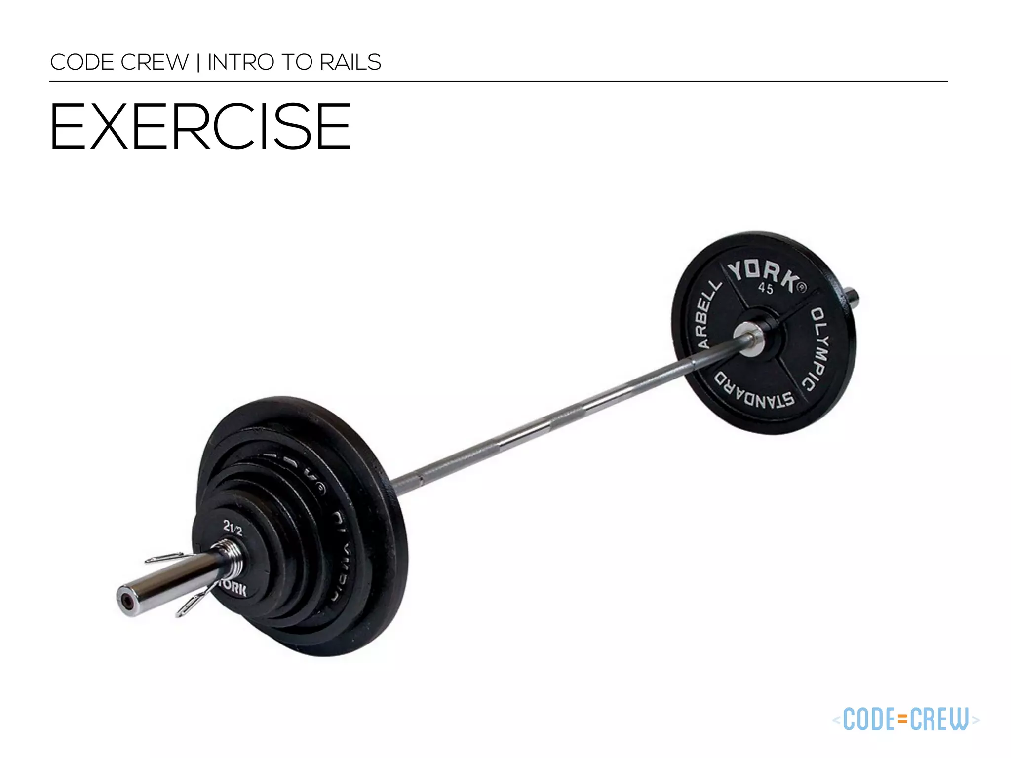 CODE CREW | INTRO TO RAILS EXERCISE 