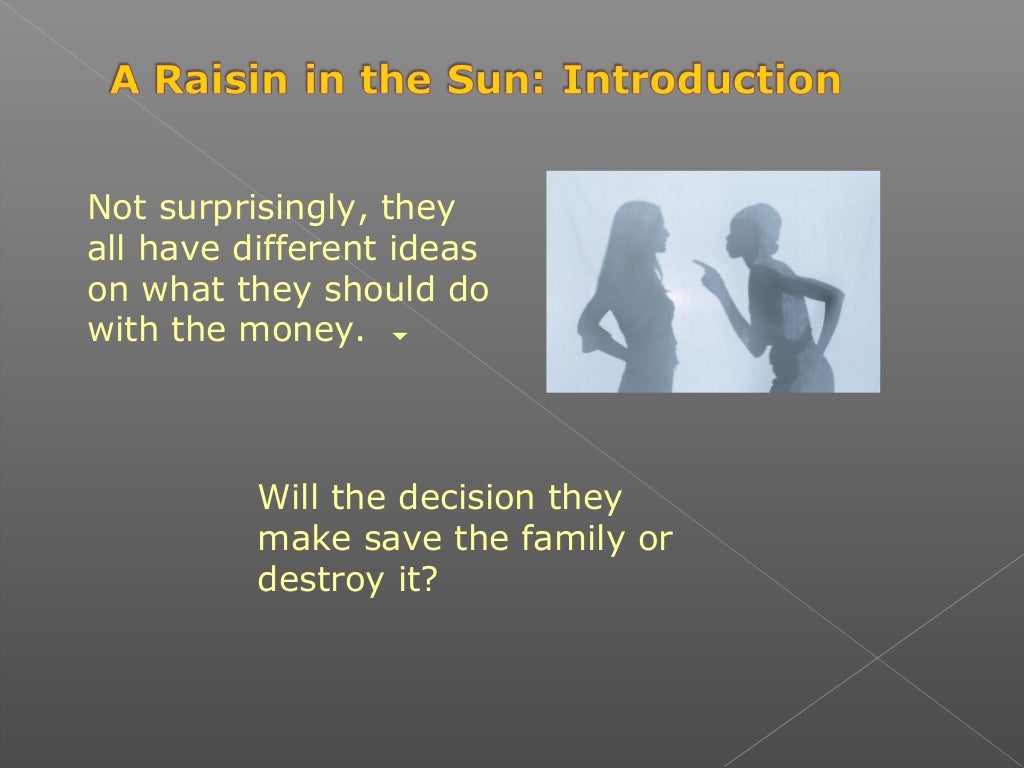 Intro to raisin in the sun ppt