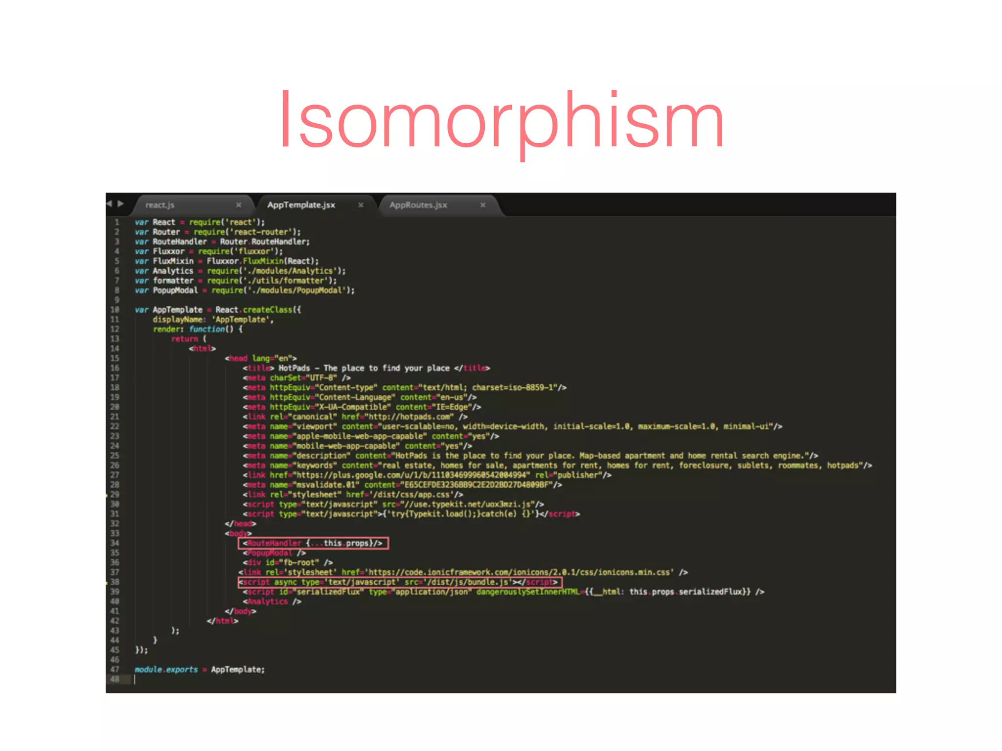 Isomorphism
 