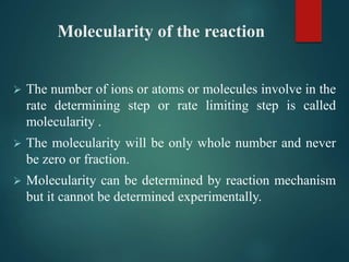 Intro to reaction enggineering | PPTX
