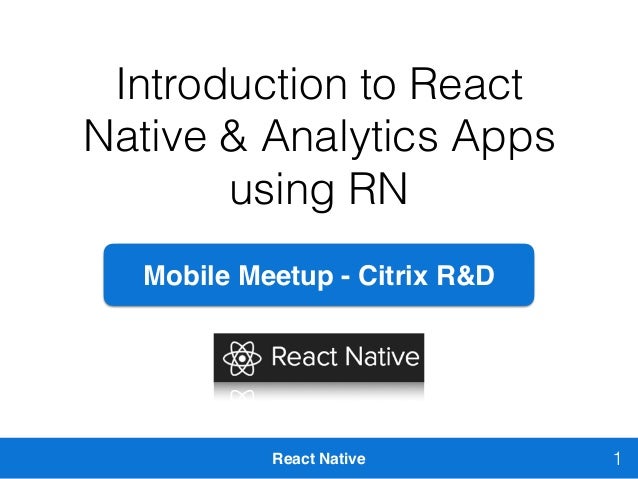 introduction to react native rendering charts graphs react charts