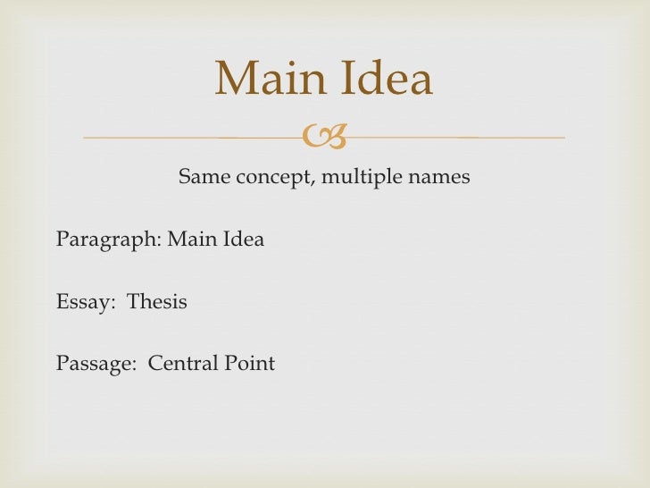 a controlling statement is the same as a thesis statement The thesis is the main idea of your paper written in one sentence at the beginning of your paper the topic sentences begin each paragraph in the body of the paper and explain why the thesis statement is true. a controlling statement is the same as a thesis statement The thesis is the main idea of your paper written in one sentence at the beginning of your paper the topic sentences begin each paragraph in the body of the paper and explain why the thesis statement is true.