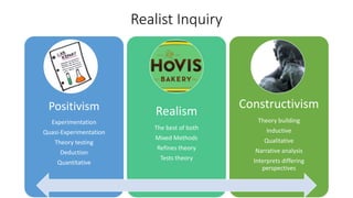 Intro to realist research | PPTX