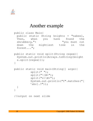 Intro To Regex In Java | PPT