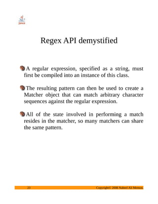 Intro To Regex In Java | PPT