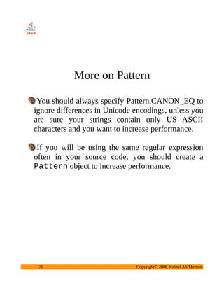 Intro To Regex In Java | PPT