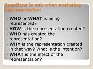 Intro to representation | PPTX