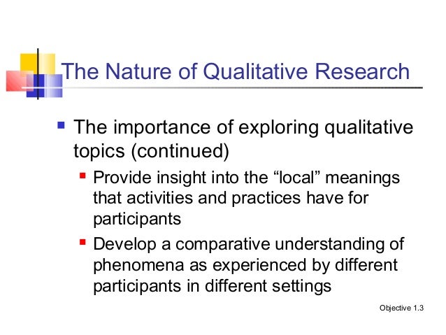 major characteristics of qualitative research Overview of qualitative research entire books are written about qualitative research methods, and whole courses are dedicated to studying various characteristics, elements and procedures. major characteristics of qualitative research Overview of qualitative research entire books are written about qualitative research methods, and whole courses are dedicated to studying various characteristics, elements and procedures.