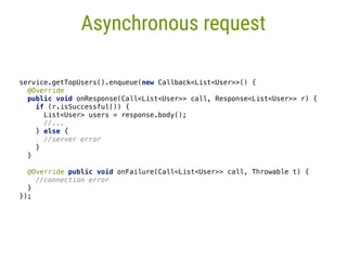 Intro to Retrofit 2 and RxJava2 | PDF