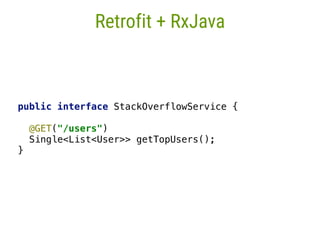 Intro to Retrofit 2 and RxJava2 | PDF