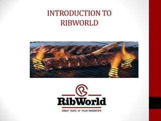 INTRODUCTION TO
RIBWORLD

 