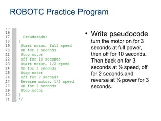 Intro to RobotC | PPT