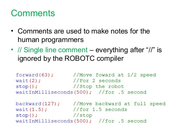 robotc programming language