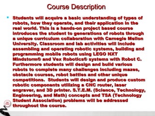 Intro to robotics | PPT