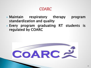 Introduction to respiratory therapy for RT students | PPTX