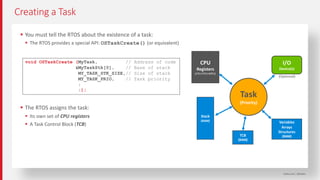 Intro To RTOS by Silicon labs covering fundamentals | PDF