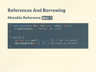 Rust Const Mut Let Introduction to Rust Programming Language | PDF