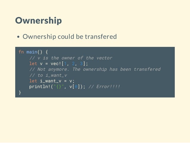 Introduction to Rust Programming Language