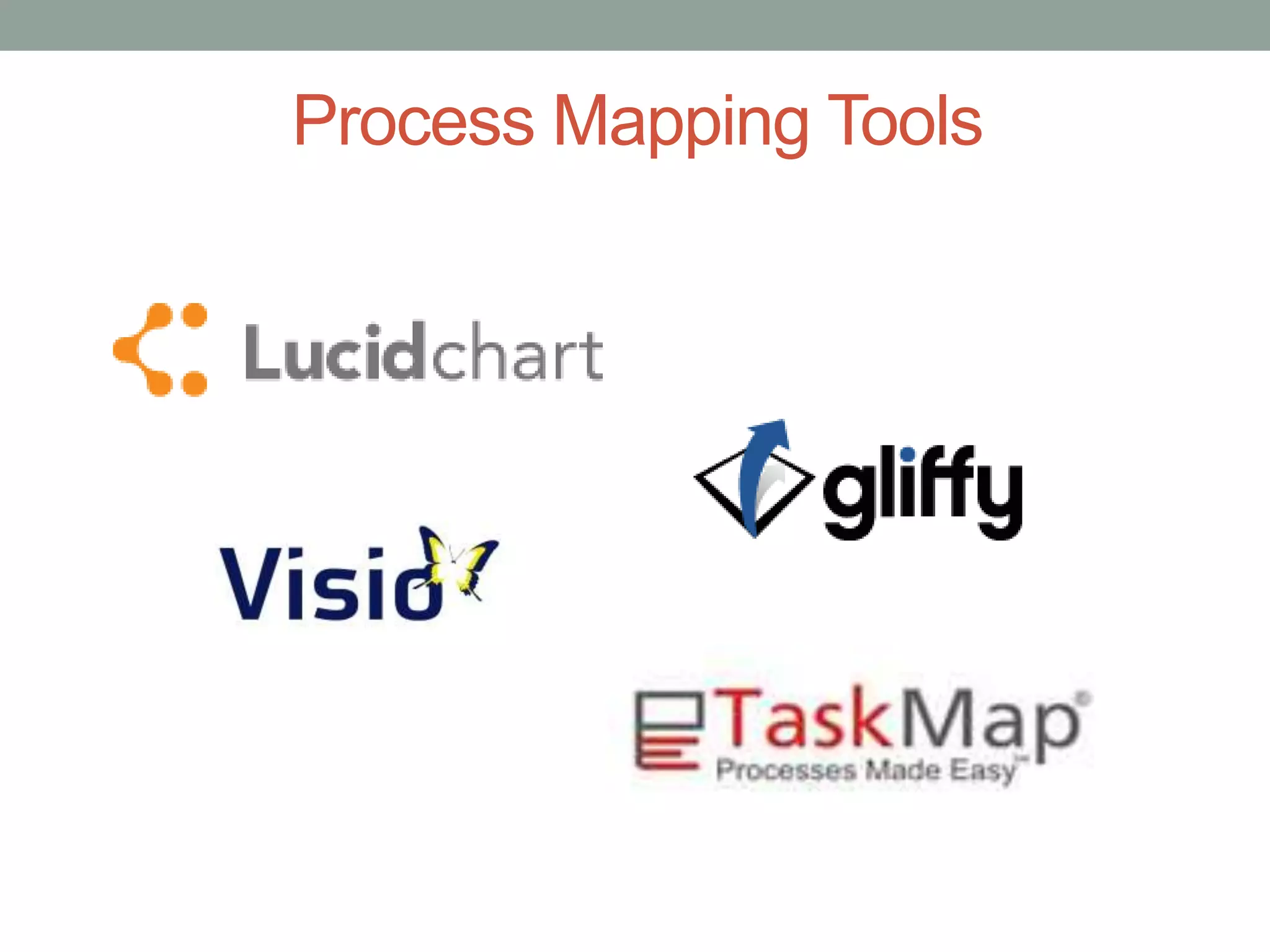 Process Mapping Tools
 