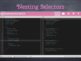 Nesting Selectors
 