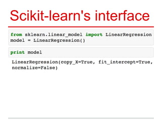 Intro to scikit-learn | PPT