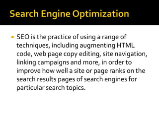 Paid Placement: Text ads targeted to keyword search results on search engines, through programs such as Google AdWords and Yahoo Search "Precision Match," also sometimes referred to as "Paid Placement," "Pay-per-Click" (PPC) advertising and Cost-per-Click (CPC) advertising.