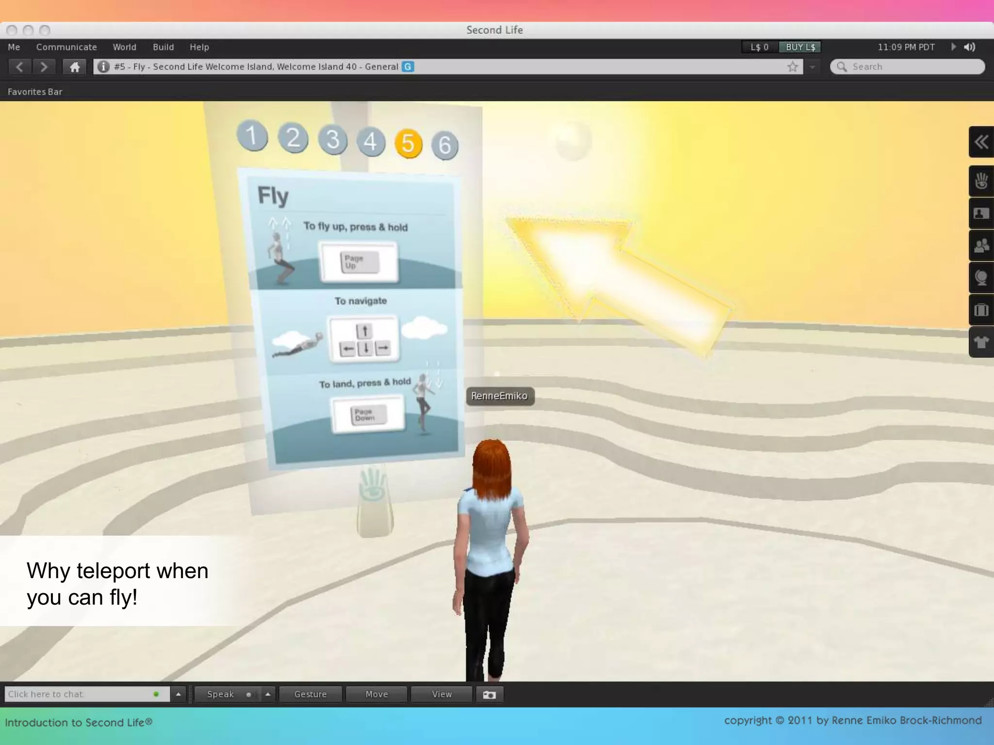 Why teleport when you can fly!