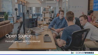 Open Source
Formally proven seL4 microkernel
 