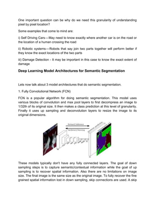 Intro to Semantic Segmentation Using Deep Learning | PDF