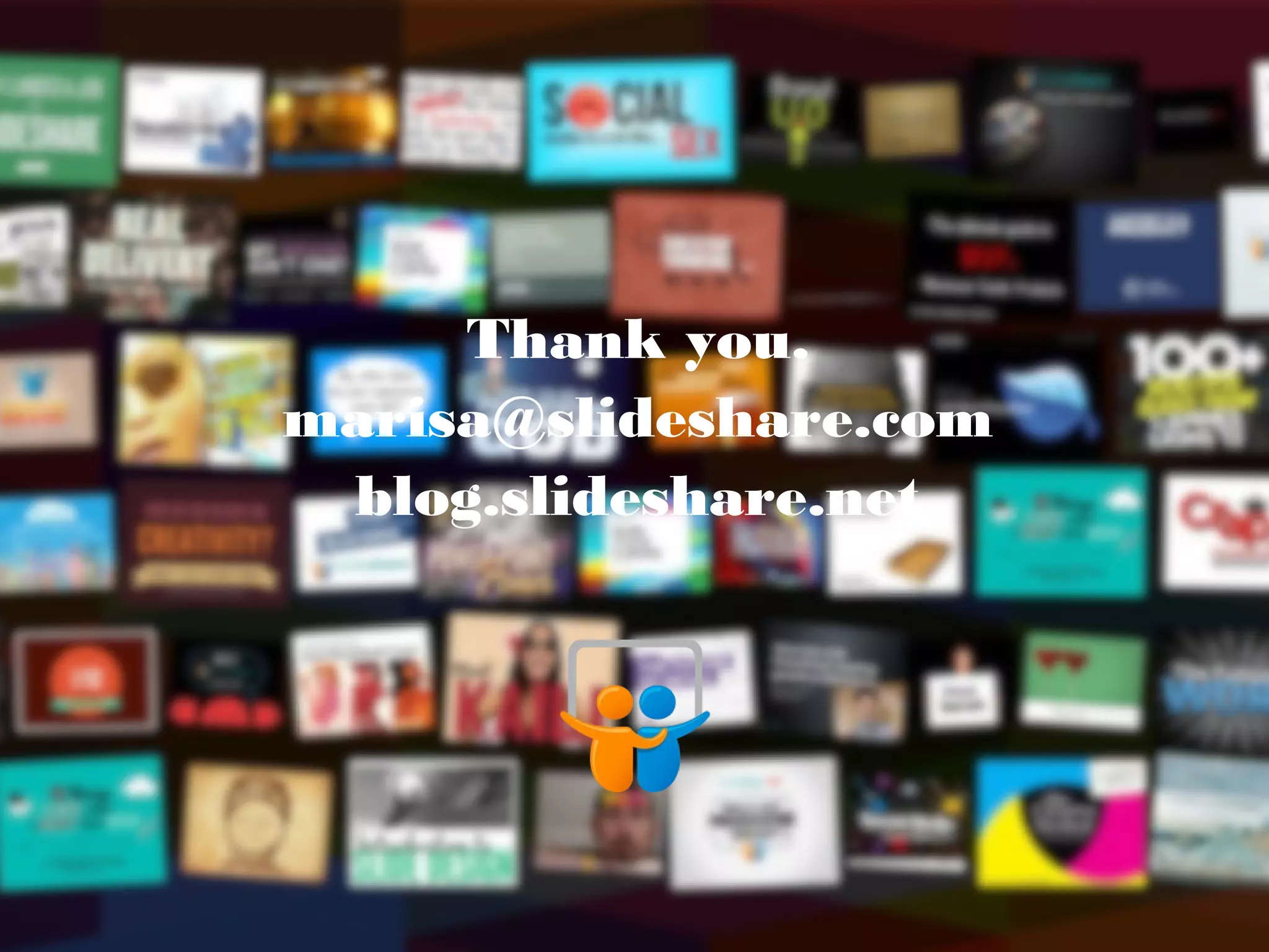 Thank you.
marisa@slideshare.com
blog.slideshare.net
