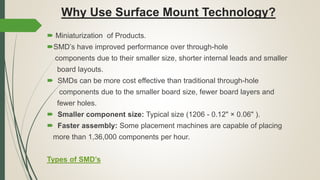 Introduction to Surface Mount Technology | PPTX