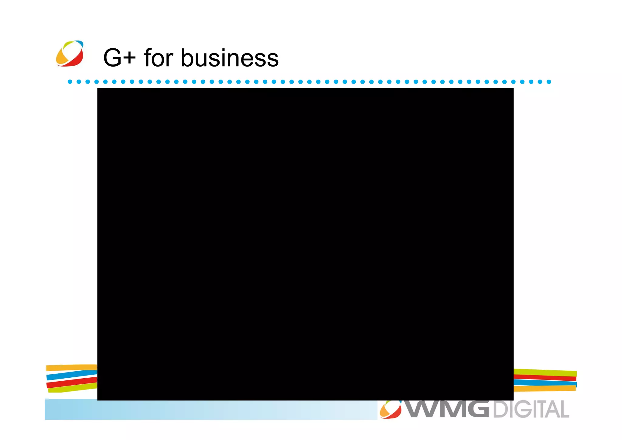 G+ for business
 