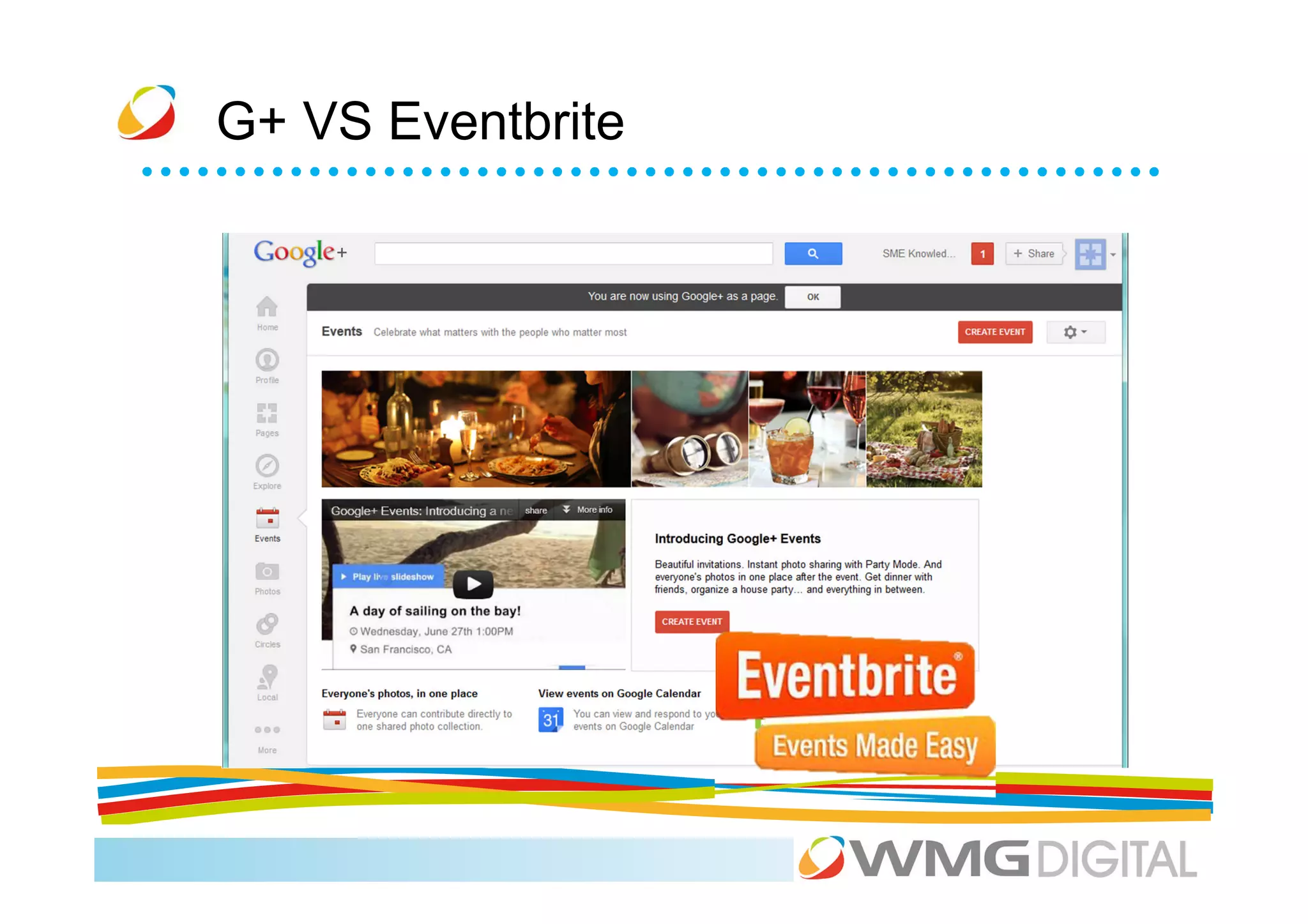 G+ VS Eventbrite
 