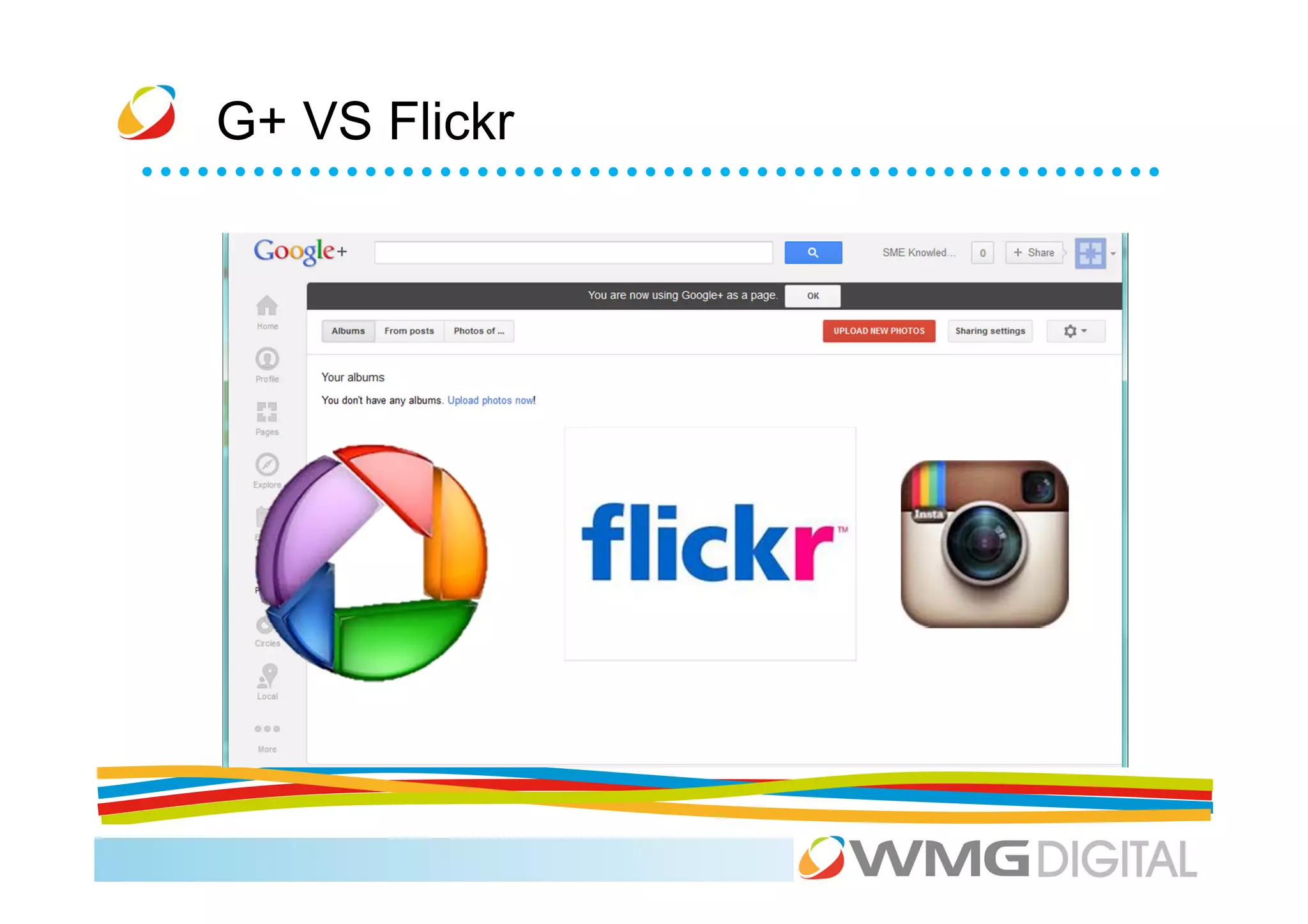 G+ VS Flickr
 