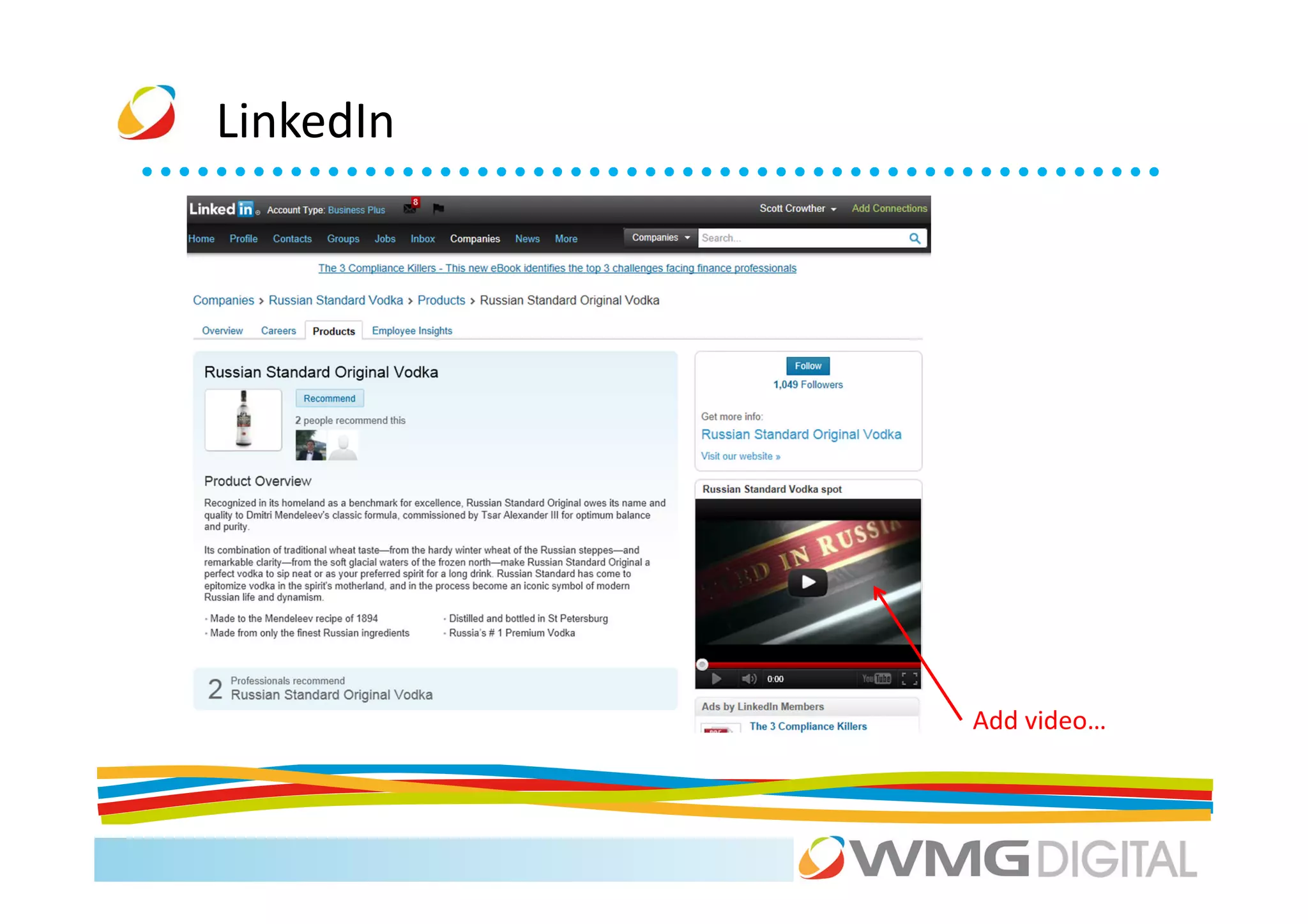 LinkedIn




           Add video…
 