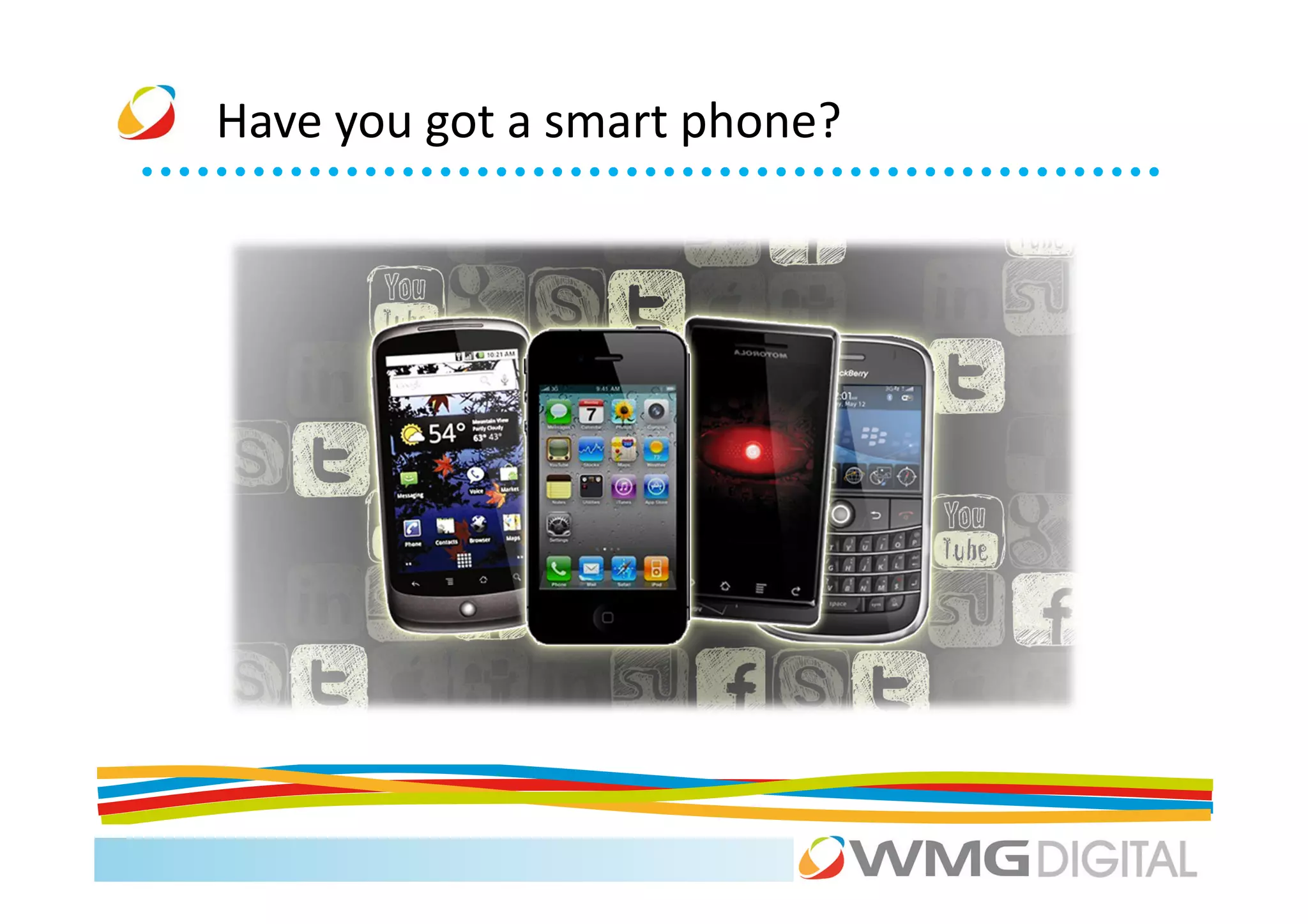 Have you got a smart phone?
 