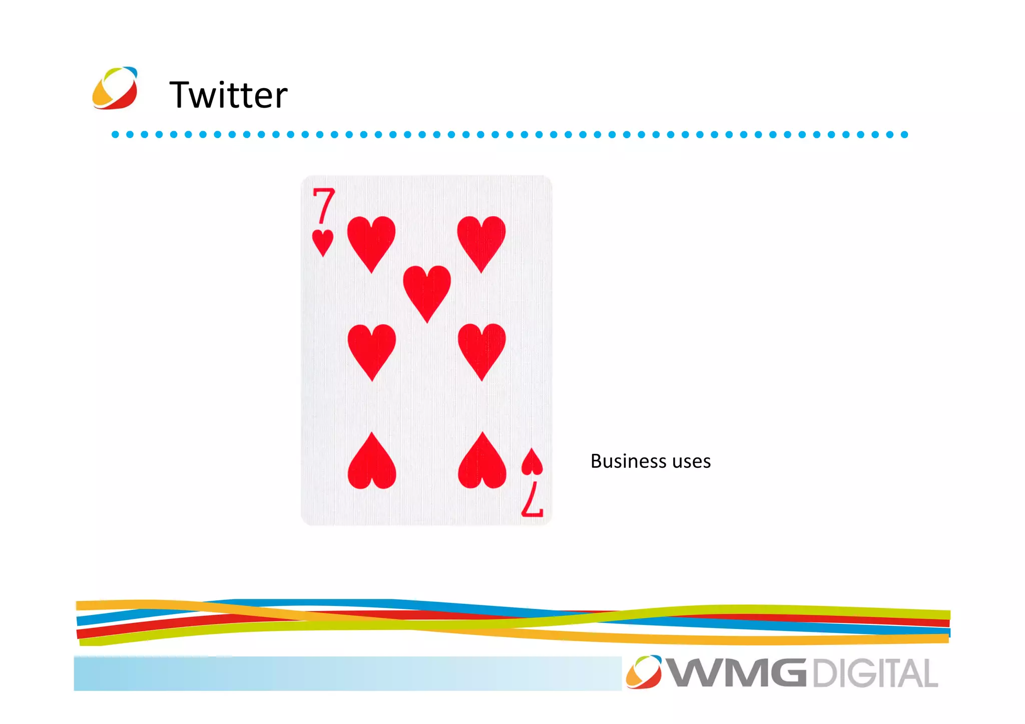 Twitter




          Business uses
 