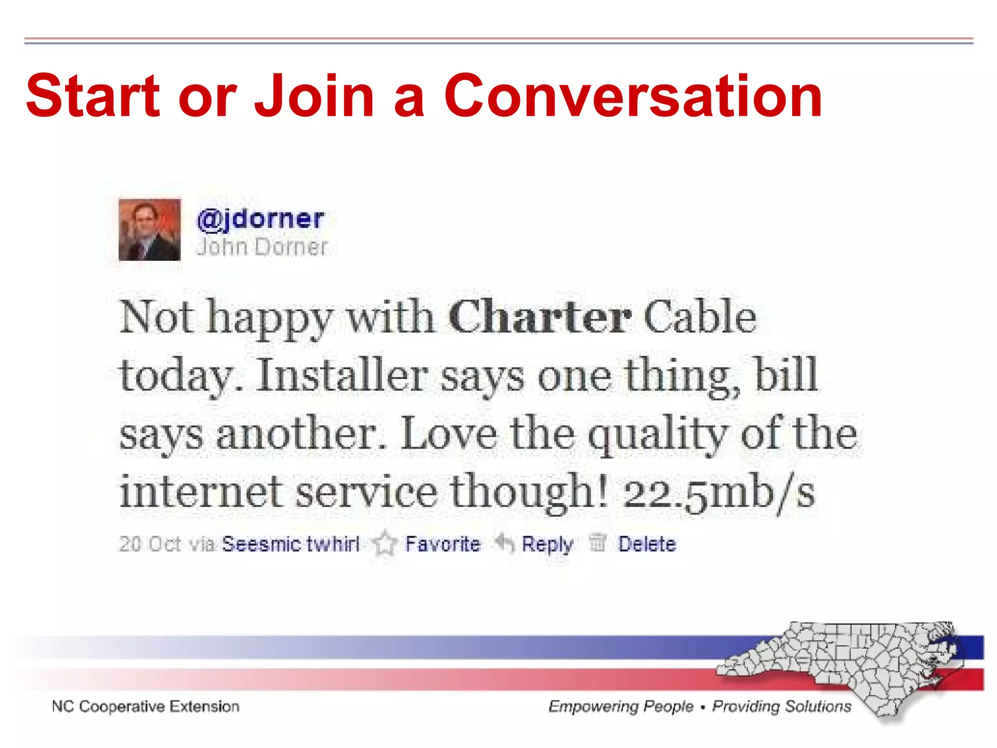 Start or Join a Conversation 