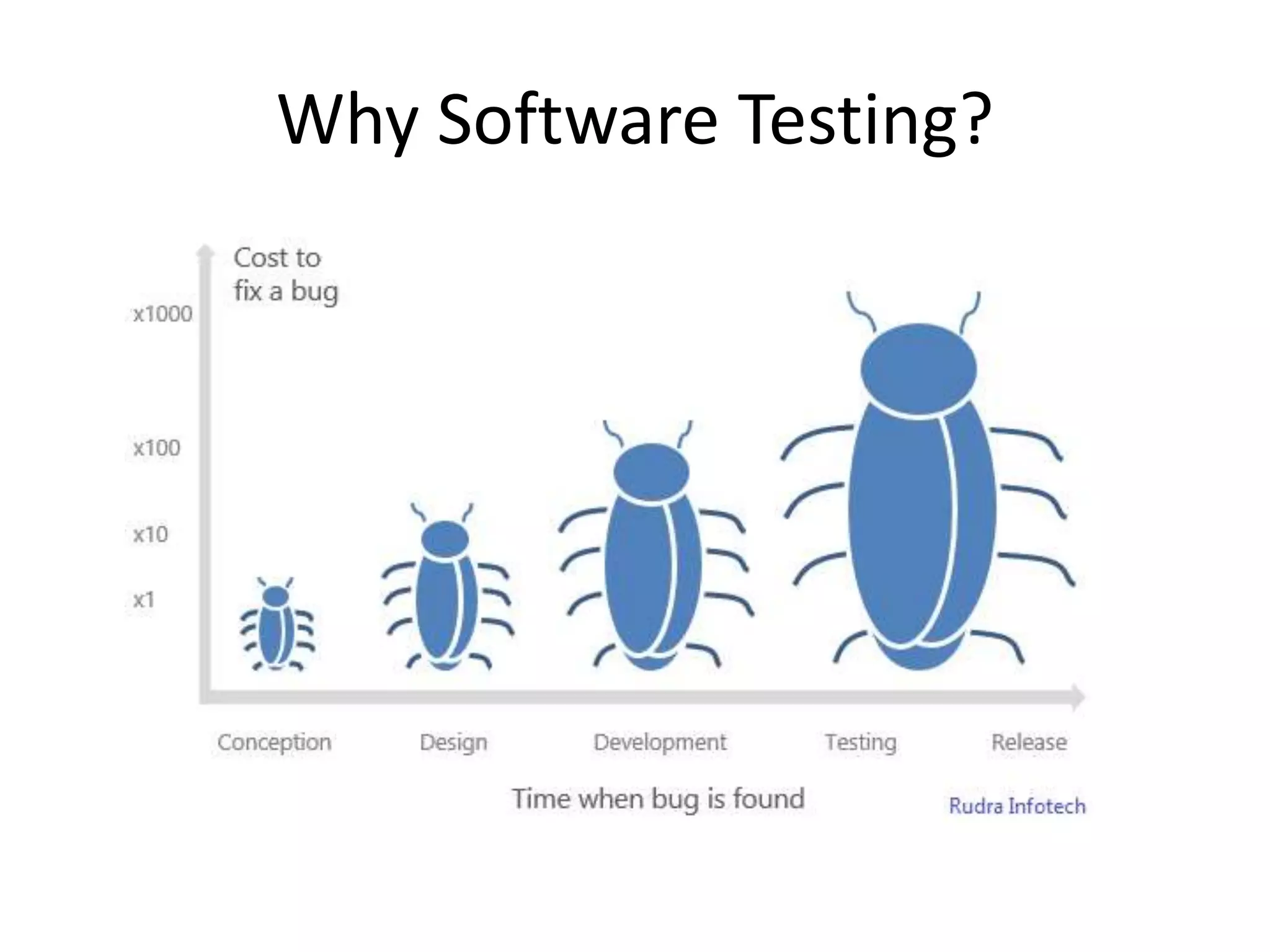 Why Software Testing? 