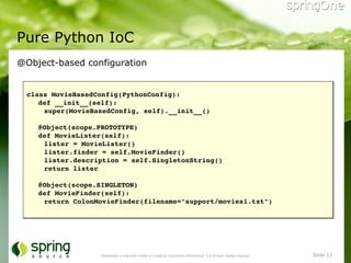 Spring python example clearance
