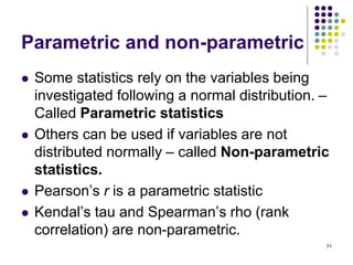 Two Normally Distributed Parametric Variable Intro to SPSS.ppt