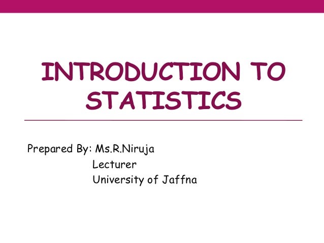 intro to stats ms stats