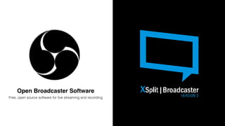 Open Broadcaster Software
Free, open source software for live streaming and recording
 