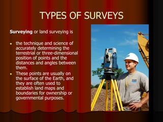 Introduction to Land Surveying | PPTX