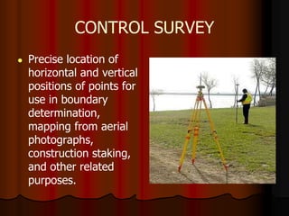 Vertical Control Introduction to Land Surveying | PPTX