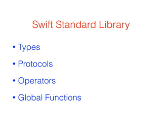 The Swift Compiler and Standard Library
