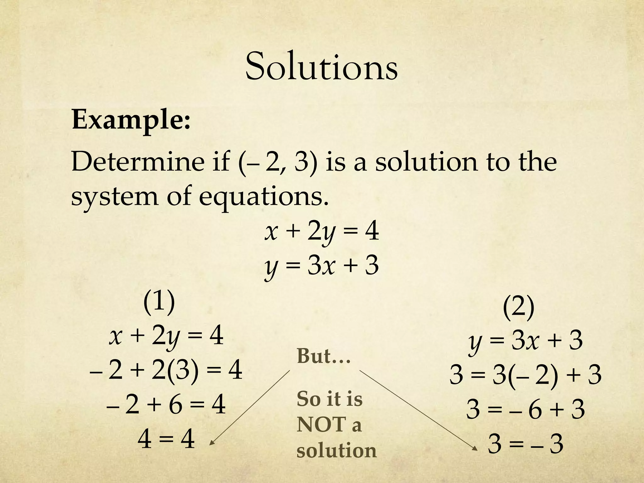 Intro to systems_of_linear_equations | PPT