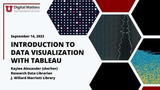 Intro to Data Visualization with Tableau