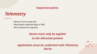 Introduction to telemetry care for nurses | PPTX